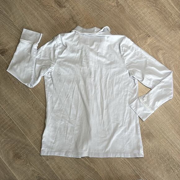 AMAZON ESSENTIALS Women’s Light Blue Pajama Pant Set Long Sleeve Button Front - Picture 7 of 12